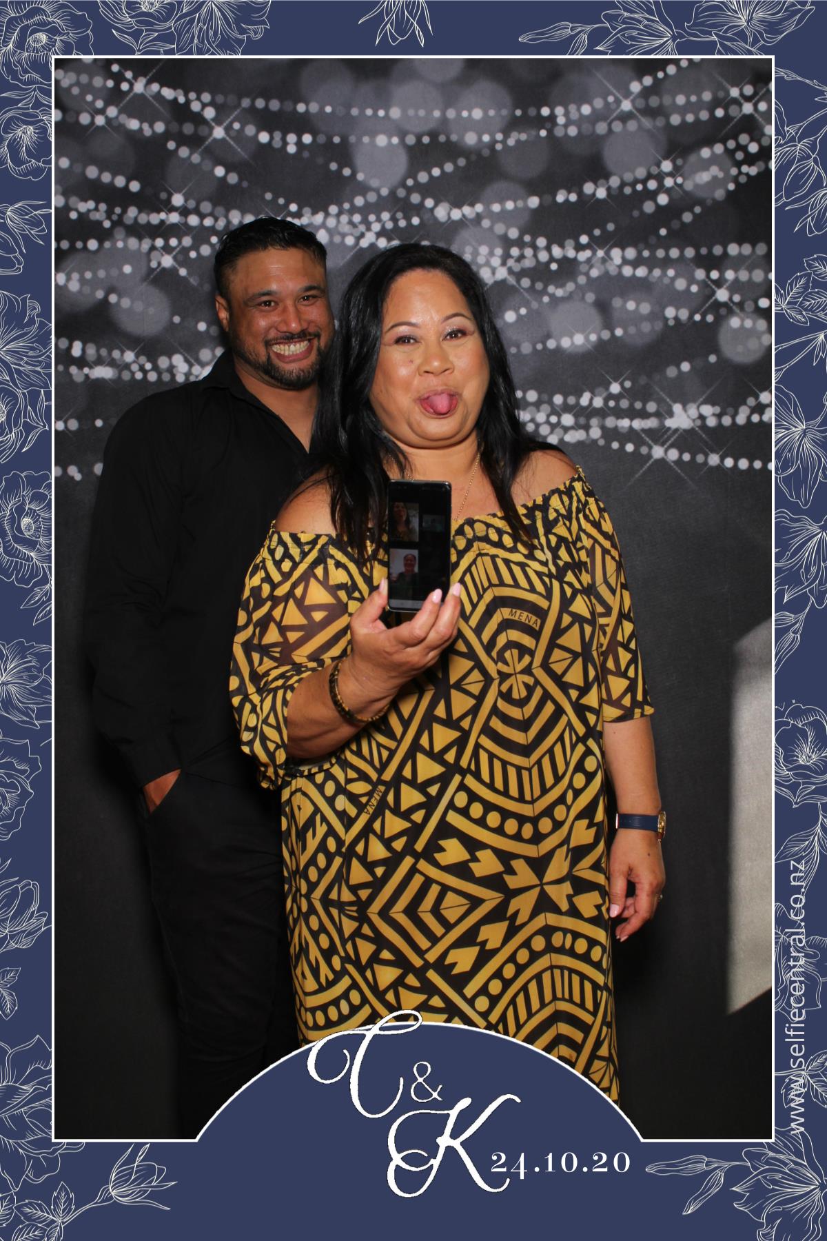 Christopher & Kataraina's wedding | View more photos from the event at gallery.photobooth.co.nz/u/SelfieCentral/Christopher-Katarainas-wedding